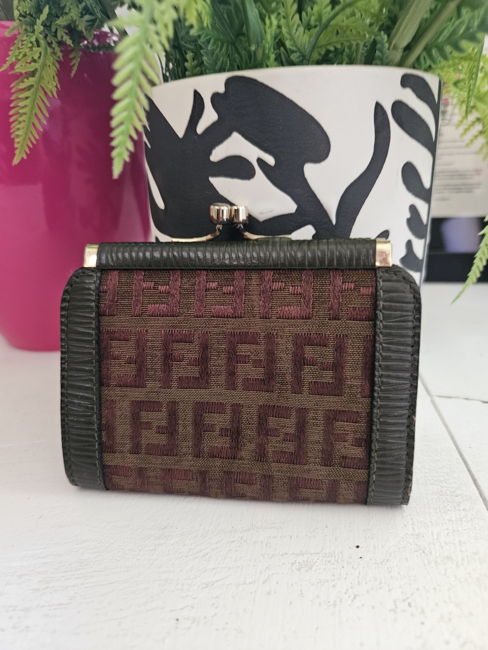 Fendi Zucca Vintage Coin Purse